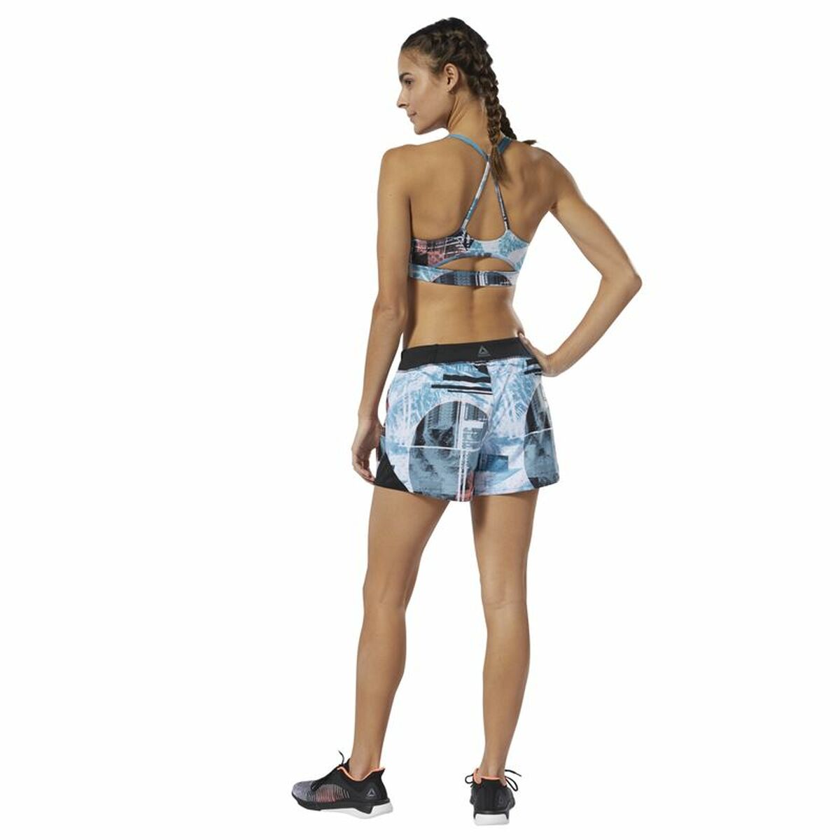 Sport shorts til kvinder Reebok Wor Moonshift Himmelblå